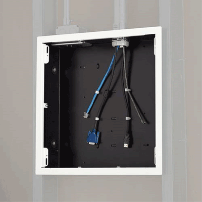 Chief Large In-Wall Mount Enclosure with Flange PAC526FW (White)