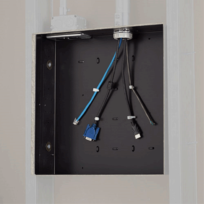 Chief Large In-Wall Storage Box (Black) PAC526