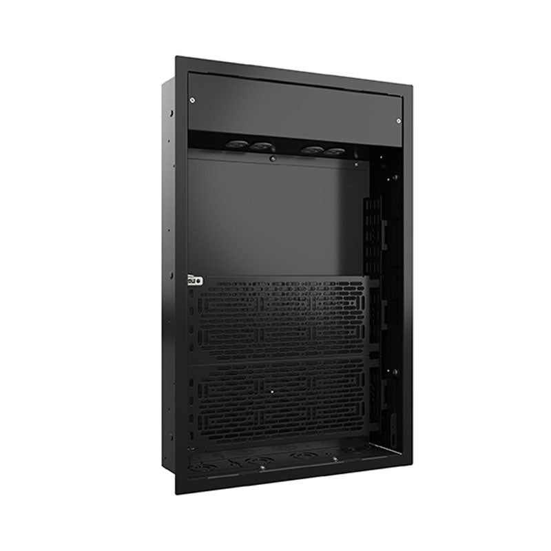 Chief Proximity In-Wall Storage Box (4 Pwr, Lever Lock, BK) PAC527LFBP4