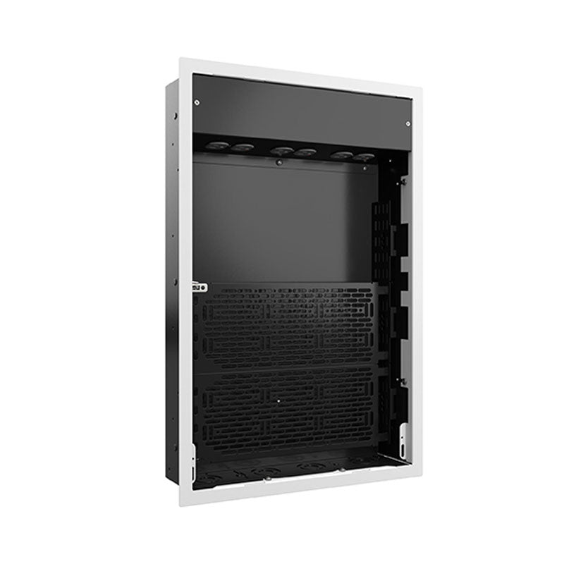 Chief Proximity In-Wall Storage Box (6 Pwr, Lever Lock, WT) PAC527LFWP6