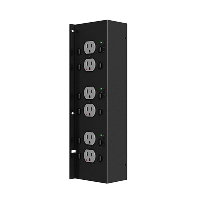 Chief Proximity PAC527 Power Kit PAC527P6-KIT, vertical power distribution unit with six outlets