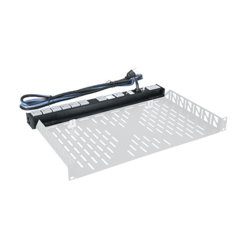 Middle Atlantic Shelf Mount Power (8 Outlet, 15A, Surge) PD-815SC-PBSH