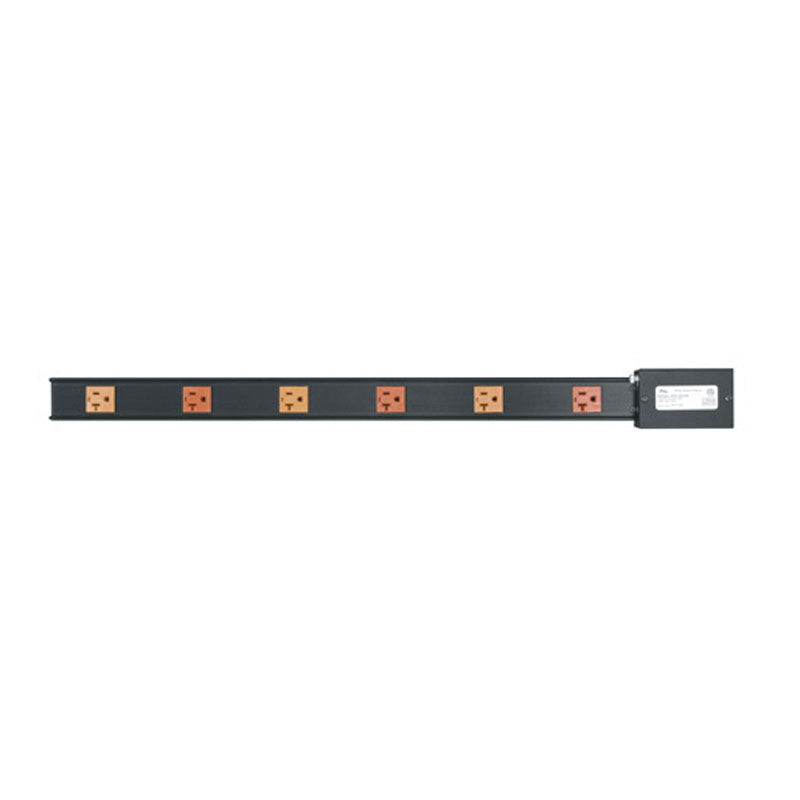 Middle Atlantic Power Strip (6 Outlet, 20A, Hardwired) PDT-2X320