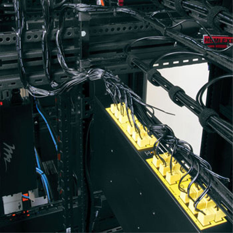 Middle Atlantic DC Power Distribution PD-DC-300-12-24V, rack power distribution unit installed view