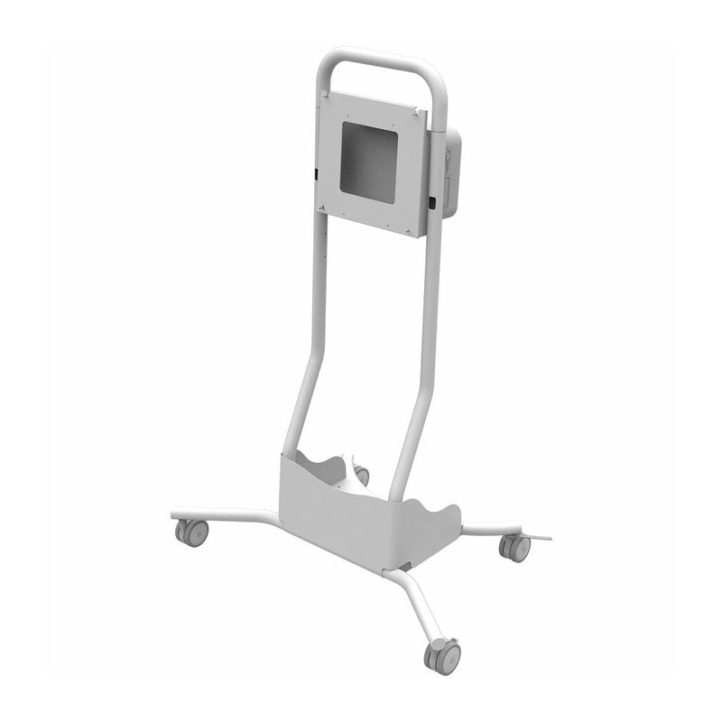 Peerless-AV SR560-HUB2 Mounting Brackets ACC-CSH2, white mobile workstation rear view