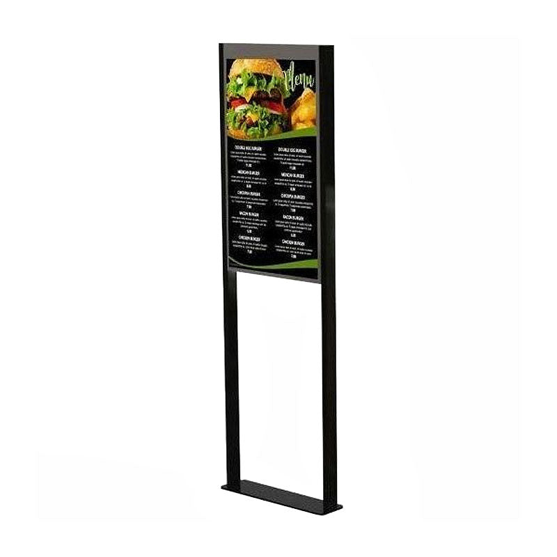 Peerless-AV Floor Display Mount DS-OM55ND-FLOOR, digital signage floor stand front view