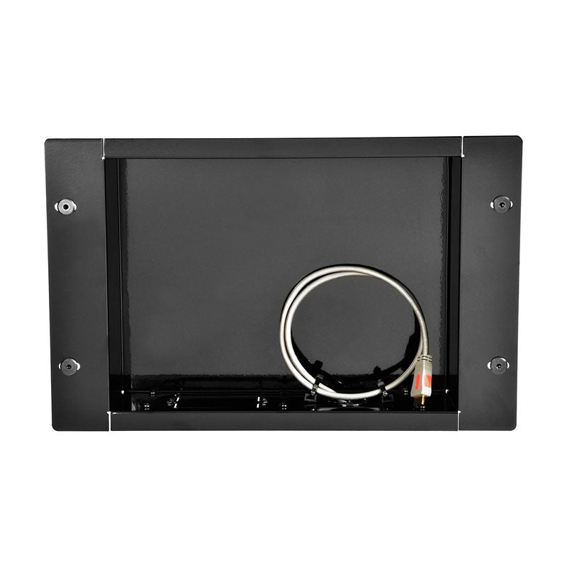 Peerless-AV Large In-Wall Storage Box IBA2, recessed table connection box underside view