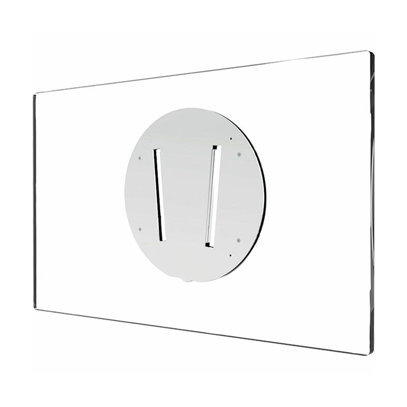Peerless-AV Flat TV Wall Mount SF640-HUB2, white touchscreen enclosure, rear view