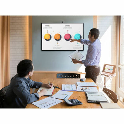 Peerless-AV Flat TV Wall Mount SF640-HUB2, interactive display used in meeting