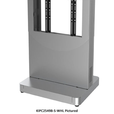 Peerless-AV Indoor Portrait Kiosk KIPC2555-S-WHL, display stand lower-column and base detail