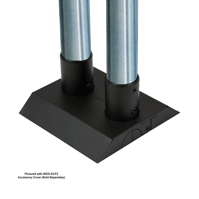 Peerless-AV Floor-to-Ceiling TV Mount Kit Bundle MOD-FC2BUNDLE-B, floor stand dual-pole base cover