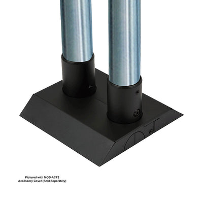 Peerless-AV Floor-to-Ceiling TV Mount Kit Bundle MOD-FC2BUNDLE-B, floor stand dual-pole base cover