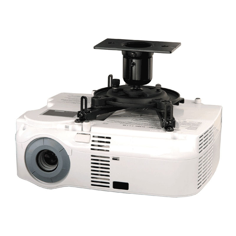 Peerless-AV Vector Pro II Projector Mount PJF2-UNV, universal ceiling mount attached to projector