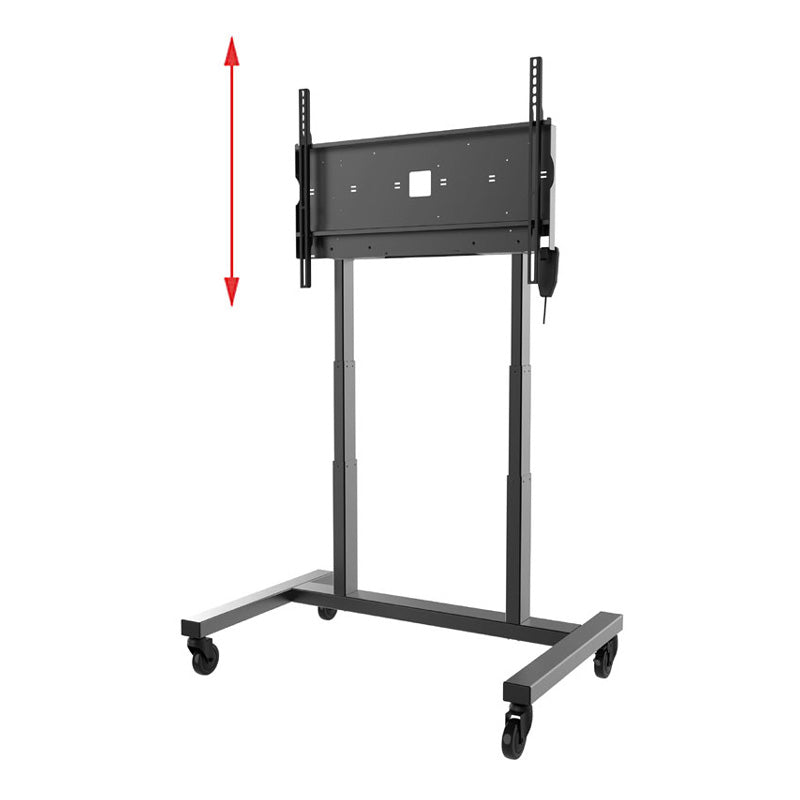 Peerless XL SmartMount Motorized Height Adjust TV Cart (Black) SR598ML3E