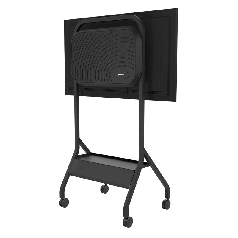 Peerless-AV SmartMount Large Universal Flat Panel Cart SR860, mobile interactive display cart rear view
