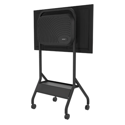 Peerless-AV SmartMount Large Universal Flat Panel Cart SR860, mobile interactive display cart rear view