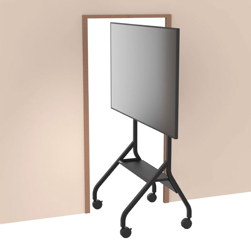 Peerless-AV SmartMount Large Universal Flat Panel Cart SR860, mobile display cart doorway clearance