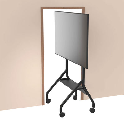 Peerless-AV SmartMount Large Universal Flat Panel Cart SR860, mobile display cart doorway clearance