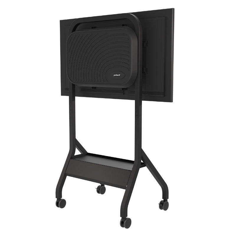 Peerless-AV SmartMount Extra Large Universal Flat Panel Cart SR898, interactive mobile display stand rear view