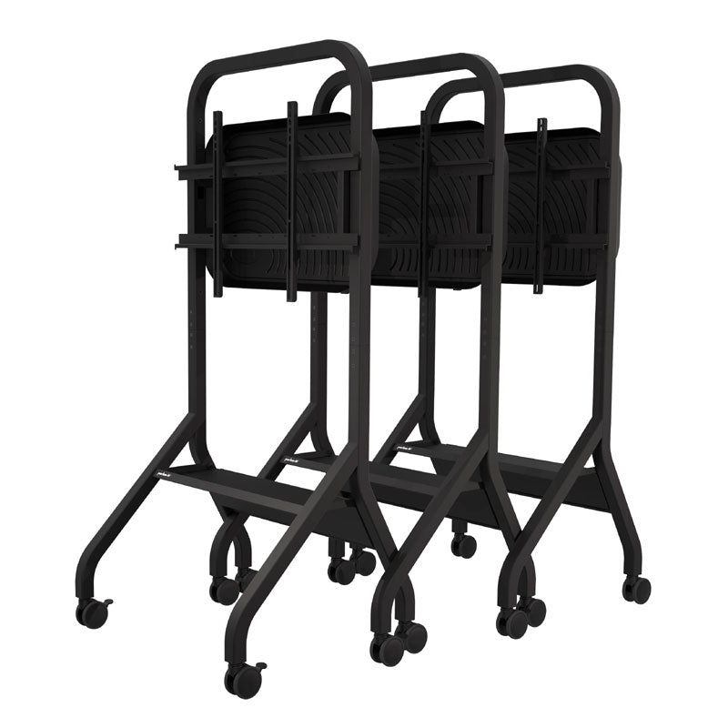 Peerless-AV SmartMount Extra Large Universal Flat Panel Cart SR898, nested mobile display carts for storage