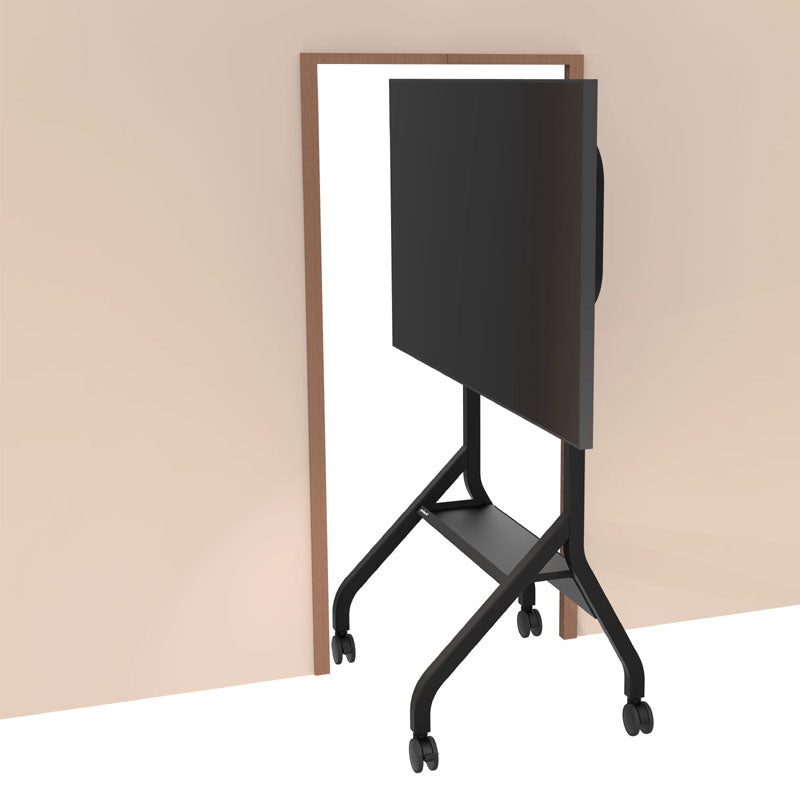 Peerless-AV SmartMount Extra Large Universal Flat Panel Cart SR898, mobile display cart stored behind door