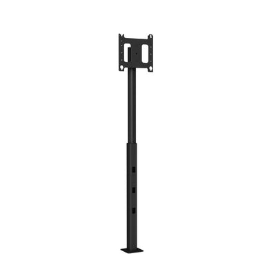 Chief Single Bolt-Down Floor Mount, PFB1UB, floor display mount front view