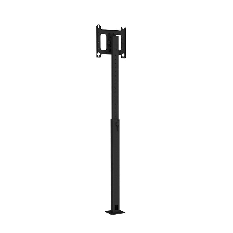Chief Single Bolt-Down Floor Mount, PFB1UB, floor display mount rear view