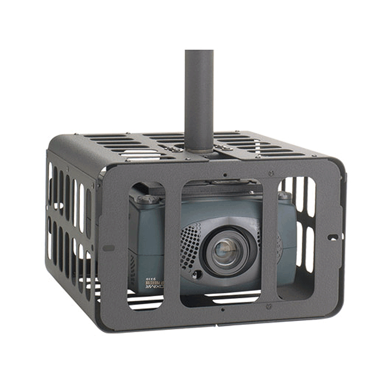 Chief Small Projector Guard Steel Security Cage (Black) PG2A