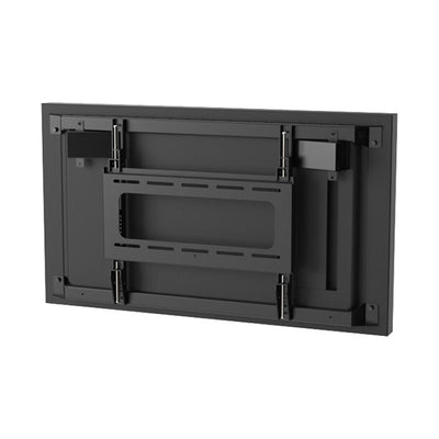 Premier Mounts Outdoor Fixed Mount 7170-1107-00, recessed display mount behind a landscape screen