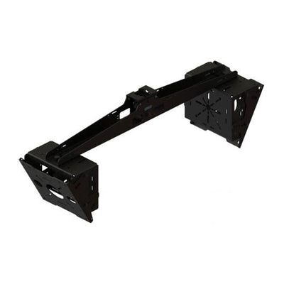 Premier Mounts Ultra Tilt Dual Swivel TV Ceiling Mount, 7170-1158-00, video wall mount assembled three-quarter view