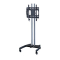 Premier Mounts Nesting TV Cart (60 H, Flat, Port/Land, Chrome) BW60-PFDM2