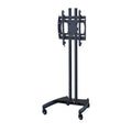 Premier Mounts Nesting TV Cart (60 H, Flat, Port/Land, Black) BW60B-PFDM2