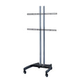 Premier Mounts Large Nesting TV Cart (72 H, Flat, Chrome) BW72-UFA