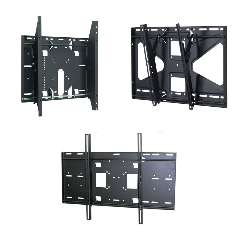 Premier Mounts CTM Series Clevis Tilt Mount for Walls Stands or Carts (Black) CTM