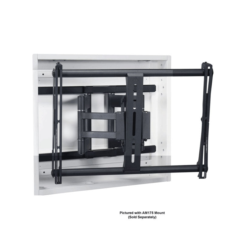 Premier Mounts In-Wall Box INW-AM325, in-wall TV mount fully retracted