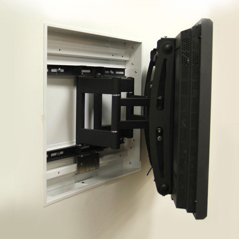 Premier Mounts In-Wall Box INW-AM325, in-wall TV mount extended