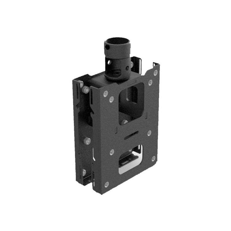 Premier Mounts Ceiling Adapter PSD-D, in-wall display enclosure front three-quarter view