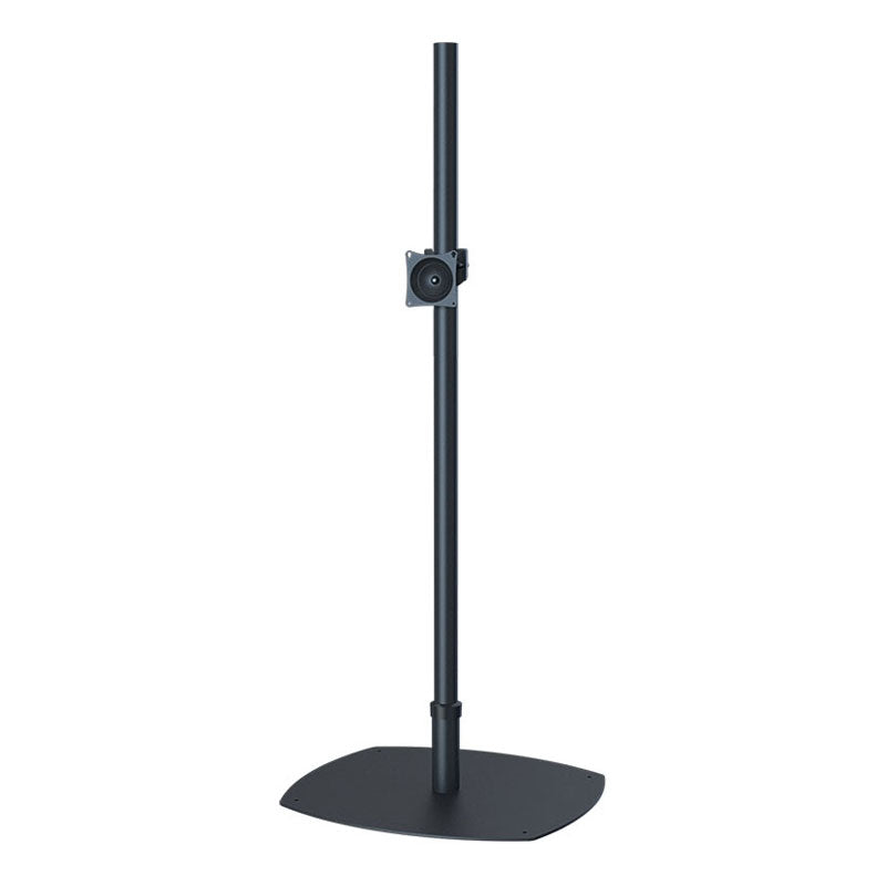 Premier Mounts Medium TV Floor Stand PSP60 PSP72 PSP84, pair of black floor speaker stands rear