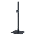 Premier Mounts Medium TV Floor Stand PSP60 PSP72 PSP84, pair of black floor speaker stands rear