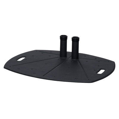 Premier Mounts Lightweight TV Floor Stand PSD-TL60 PSD-TL72 PSD-TL84, dual-pole floor stand base