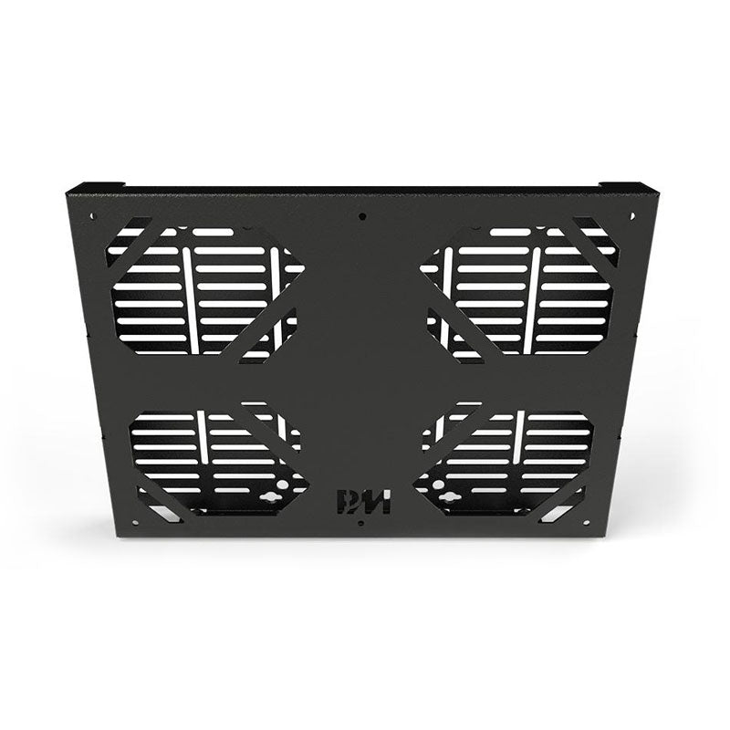Premier Mounts Universal Media Player Enclosure 7170-1009-01, equipment cooling fan panel front view