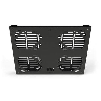 Premier Mounts Universal Media Player Enclosure 7170-1009-01, equipment cooling fan panel front view