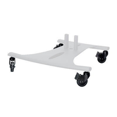 Premier Mounts Caster Set CAST, white mobile stand base with casters