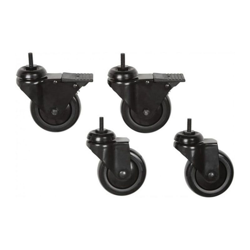 Premier Mounts 4 Piece Caster Set for BW Mobile Nesting Carts CAST-BW
