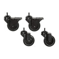 Premier Mounts 4 Piece Caster Set for BW Mobile Nesting Carts CAST-BW