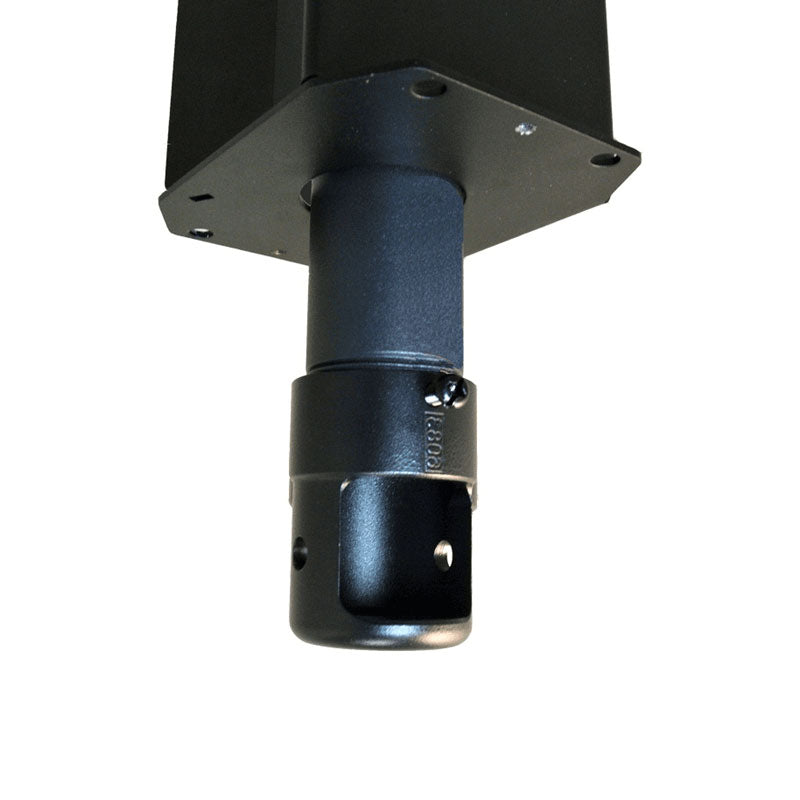 Premier Mounts End Cap with Cable Management CCM, ceiling mount column connection close-up
