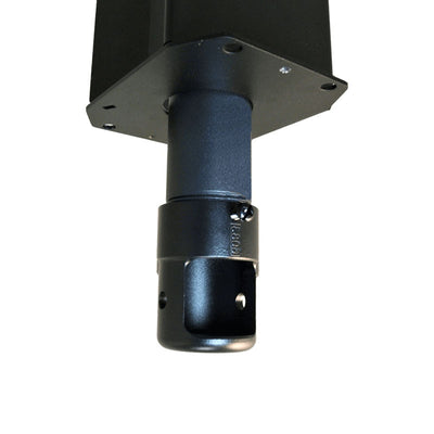 Premier Mounts End Cap with Cable Management CCM, ceiling mount column connection close-up