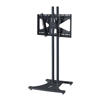 Premier Mounts 84 inch Black Floor Stand with Tilt Mount for Large Screens EB84B-MS2