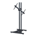 Premier Mounts 84 inch Black Floor Stand with Rotating Mount for Large Screens EB84B-RTM