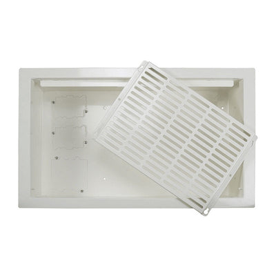 Premier Mounts False Ceiling Plenum Storage Gearbox GB-AVSTOR4, ceiling storage box open view